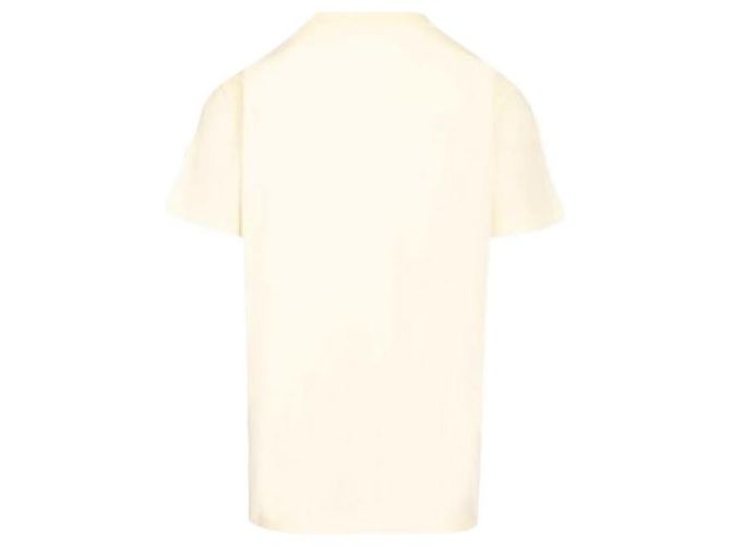 Moncler T-shirt in cotone con ricamo del logo Bianco - vista 4