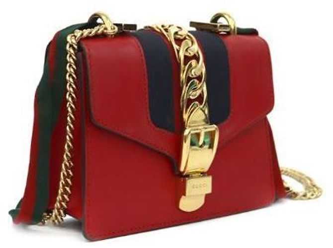 Gucci Bolso Sylvie rojo Roja - vista 2