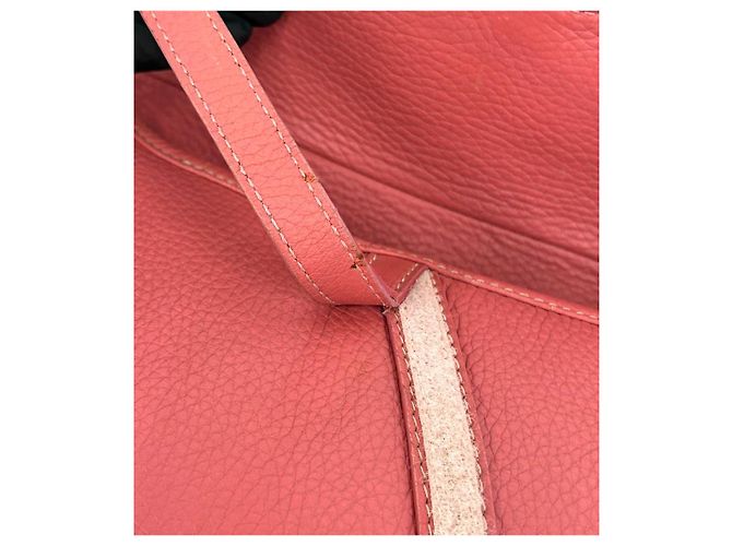 Dior Borsa a tracolla saddle in pelle rosa - vista 12