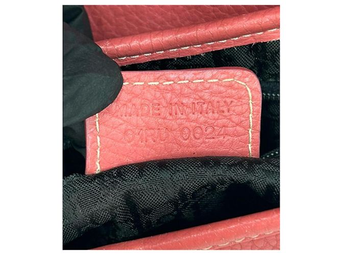 Dior Borsa a tracolla saddle in pelle rosa - vista 8