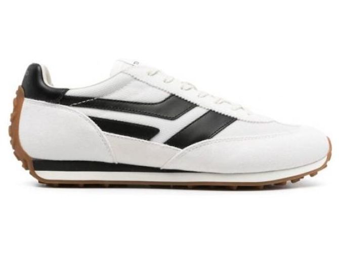 Tom Ford Sneakers in mix di camoscio Bianco - vista 3