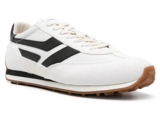 Tom Ford Sneakers in mix di camoscio Bianco - vista 4