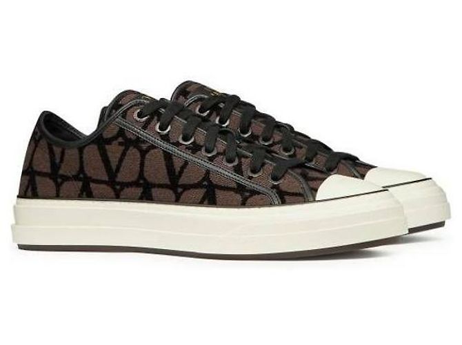 Valentino Zapatillas de corte bajo Twill EconoGraph - vista 5