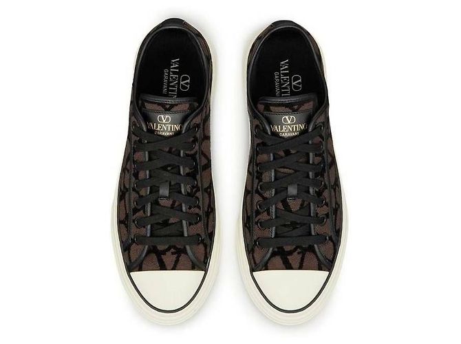 Valentino Zapatillas de corte bajo Twill EconoGraph - vista 7