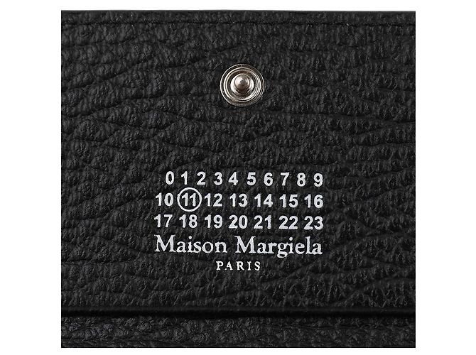 Maison Martin Margiela Signature Stitch Klappkartenetui Schwarz - Ansicht 10