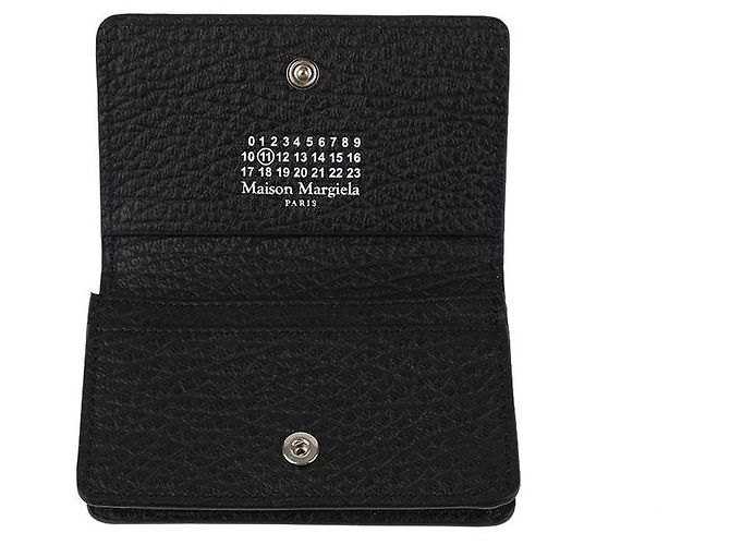 Maison Martin Margiela Signature Stitch Klappkartenetui Schwarz - Ansicht 9