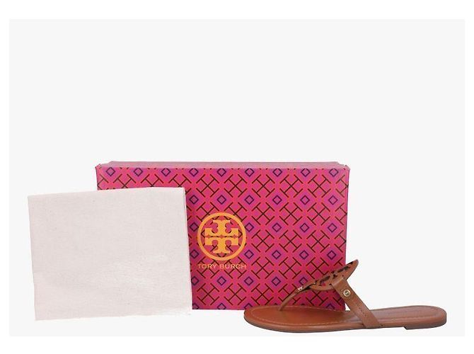 Tory Burch Infradito Miller Patent da donna Marrone - vista 9