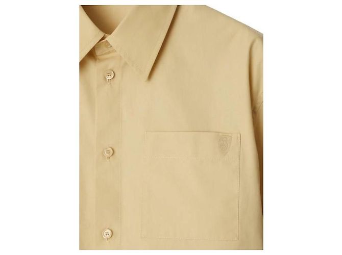 Burberry Kurzes Baumwollhemd mit kurzen Ärmeln - Ansicht 8