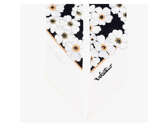 Valentino Sciarpa skinny in seta floreale Multicolore - vista 8