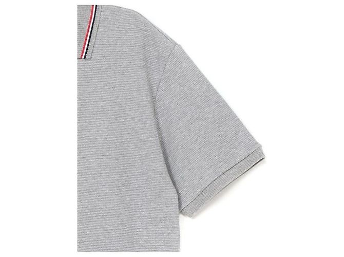 Thom Browne Polo aus Baumwolle mit Waffelrippen-Bündchen - Ansicht 6