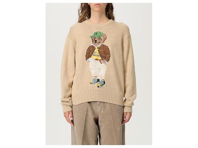 Ralph Lauren Baumwoll-Crewneck-Pullover mit Polo Bear Braun - Ansicht 4
