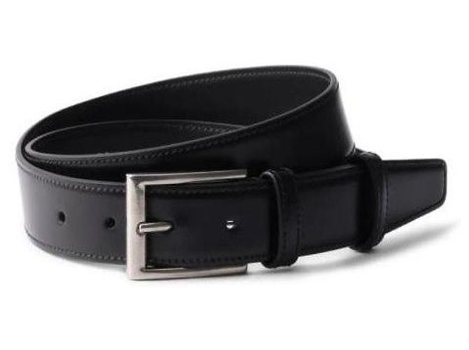 Prada Leather Silver Buckle Belt Black - view 4