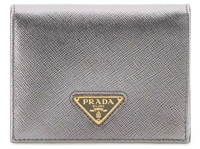Prada Saffiano Triangle Logo Wallet - view 4