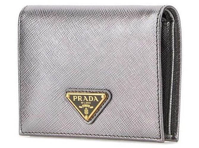 Prada Saffiano Triangle Logo Wallet - view 5