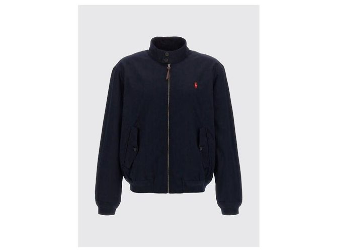 Ralph Lauren Pony Logo Twill Jacket Blue - view 5