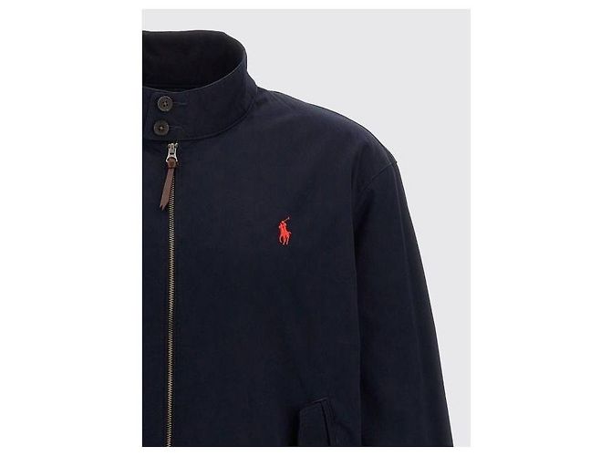 Ralph Lauren Pony Logo Twill Jacket Blue - view 7