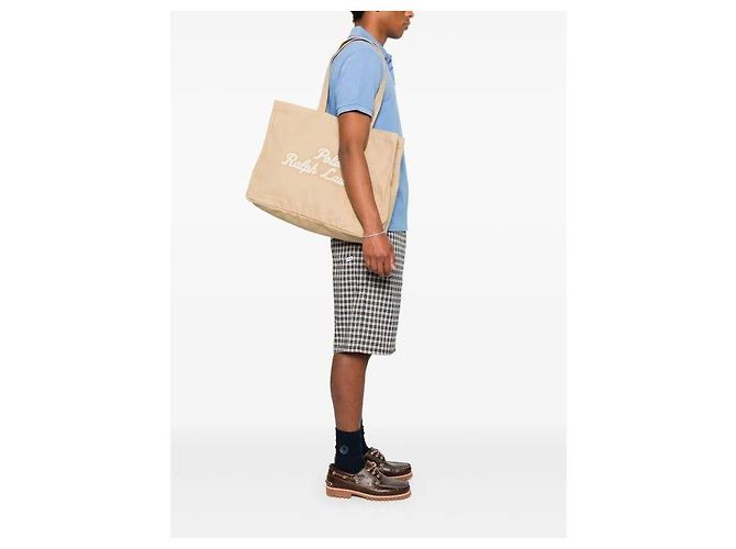 Ralph Lauren Bestickte Canvas-Tasche - Ansicht 5