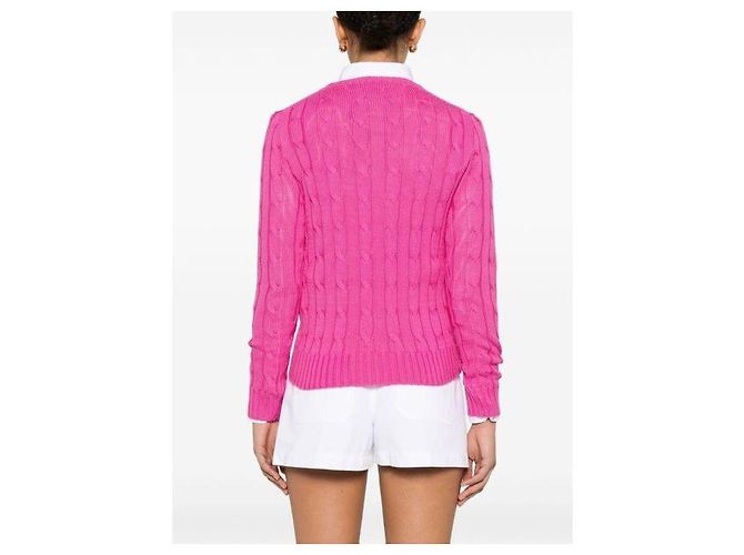 Ralph Lauren Zopfstrick mit Pony-Logo-Stickerei - Ansicht 6