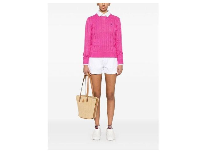 Ralph Lauren Zopfstrick mit Pony-Logo-Stickerei - Ansicht 7