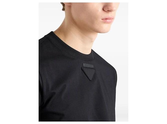 Prada Baumwoll-T-Shirt Schwarz - Ansicht 5