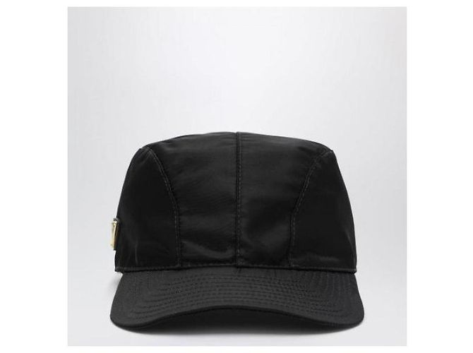 Prada Cappellino da baseball in nylon Nero - vista 4