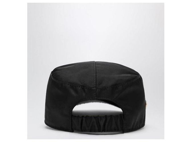 Prada Cappellino da baseball in nylon Nero - vista 5