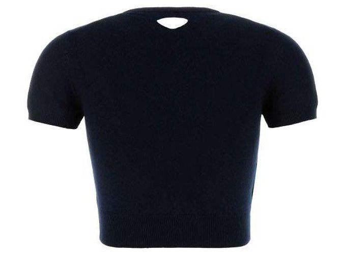 Prada Suéter de cuello redondo de cachemira Azul - vista 5