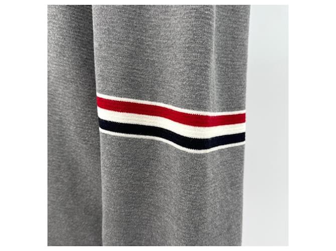 Thom Browne Milano-Strickarmband Grau Braun - Ansicht 7