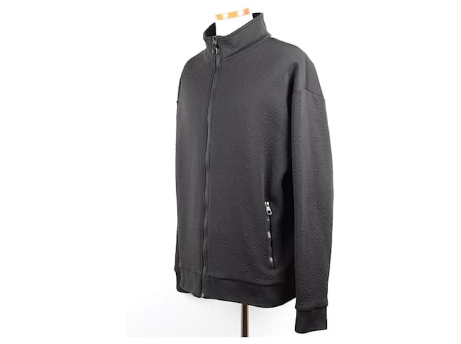 Louis Vuitton Monogram Zip-Up Strick XL Schwarz - Ansicht 3