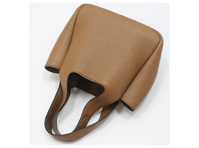 Prada Mini borsa tote in Vitello Daino marrone - vista 4