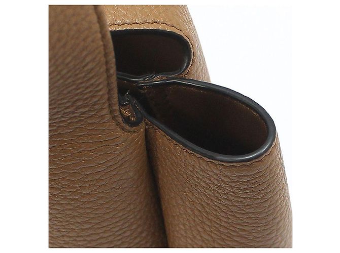 Prada Mini borsa tote in Vitello Daino marrone - vista 8