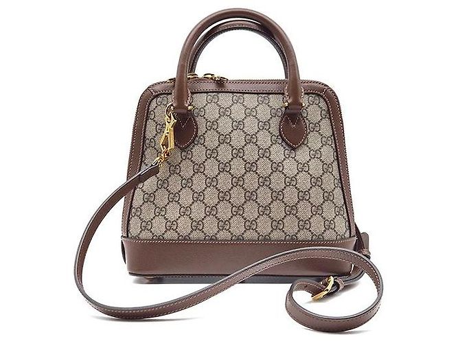 Gucci Borsa Horsebit con manico piccolo Marrone - vista 3