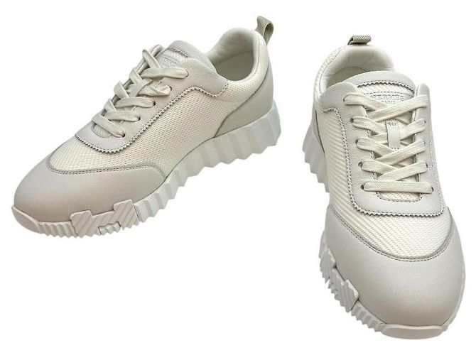 Hermès Sneakers Bouncing Mesh Technique Blanc da donna Bianco - vista 2