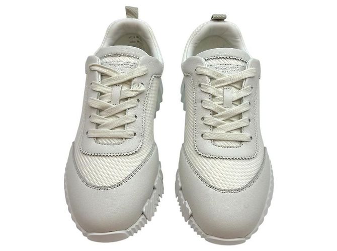 Hermès Sneakers Bouncing Mesh Technique Blanc da donna Bianco - vista 3