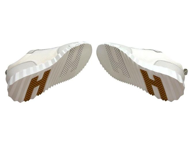 Hermès Sneakers Bouncing Mesh Technique Blanc da donna Bianco - vista 6