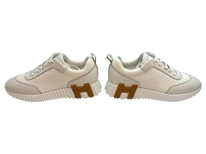 Hermès Sneakers Bouncing Mesh Technique Blanc da donna Bianco - vista 7