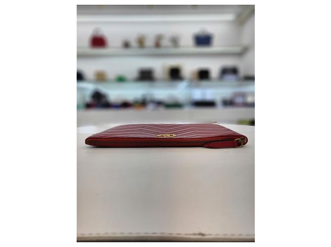Gucci Clutch Marmont Rosso - vista 11
