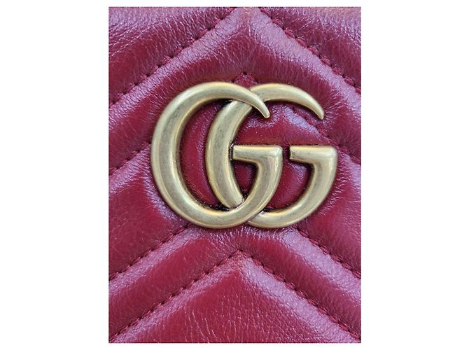Gucci Clutch Marmont Rosso - vista 18