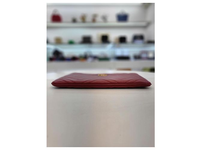 Gucci Clutch Marmont Rosso - vista 7