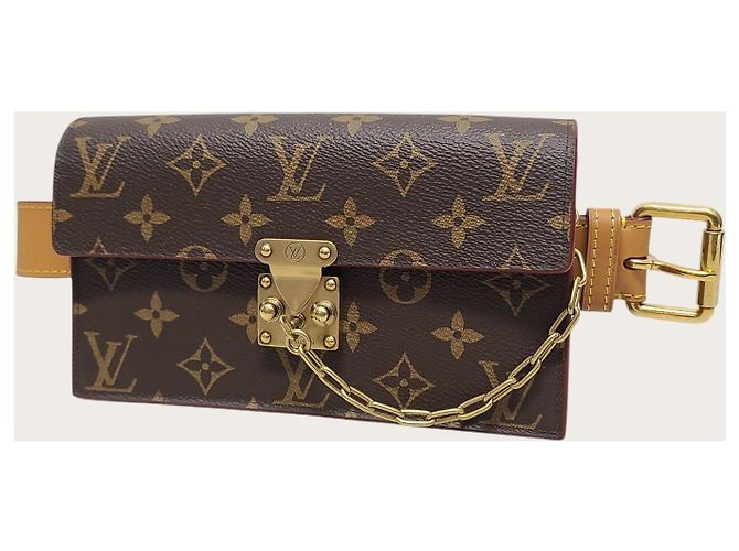 Louis Vuitton Pochette da cintura Monogram S-Lock Marrone - vista 2