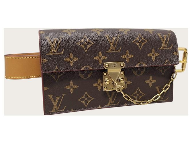 Louis Vuitton Pochette da cintura Monogram S-Lock Marrone - vista 3