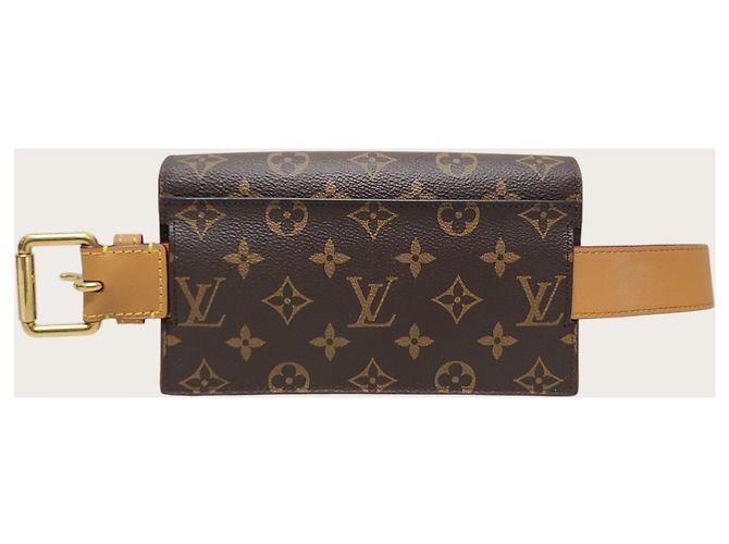 Louis Vuitton Pochette da cintura Monogram S-Lock Marrone - vista 5