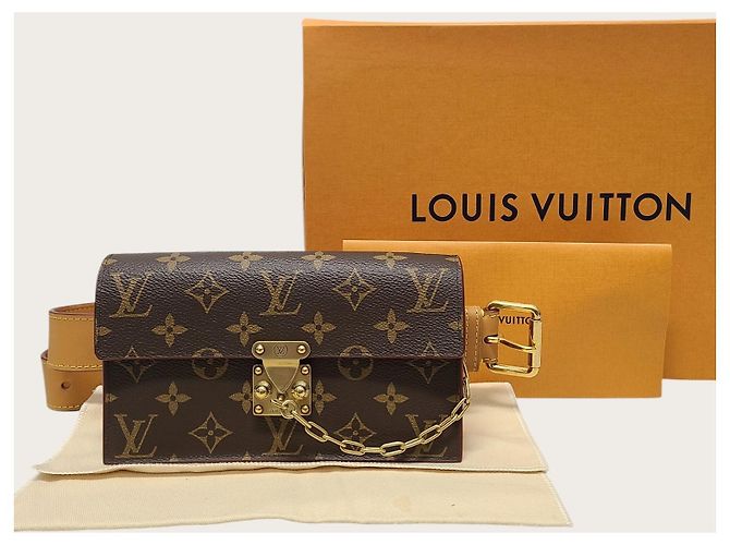 Louis Vuitton Pochette da cintura Monogram S-Lock Marrone - vista 7