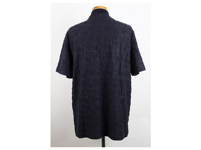 Louis Vuitton Terry-Baumwoll-Poloshirt Navy Blau - Ansicht 2