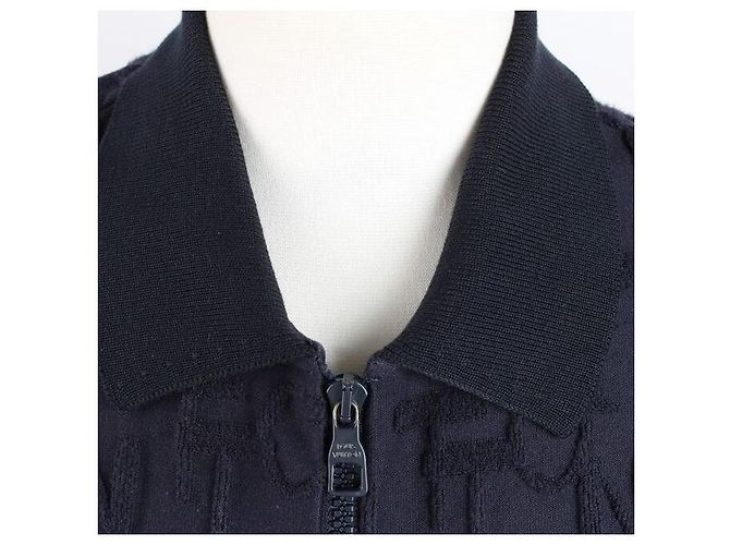 Louis Vuitton Terry-Baumwoll-Poloshirt Navy Blau - Ansicht 5