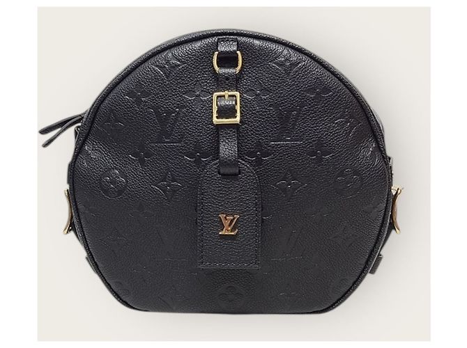Louis Vuitton Scatola per cappello morbida Empreinte nero - vista 2