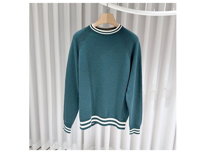 Loro Piana Pull en maille de cachemire Vert - vue 2