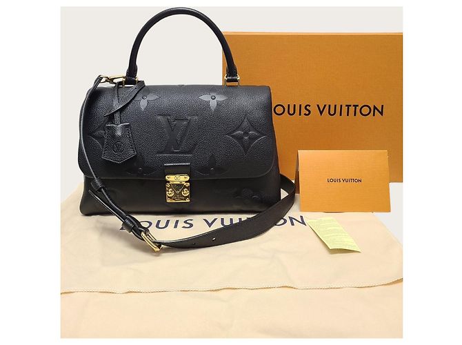 Louis Vuitton Madeleine in Empreinte Monogram nero - vista 7