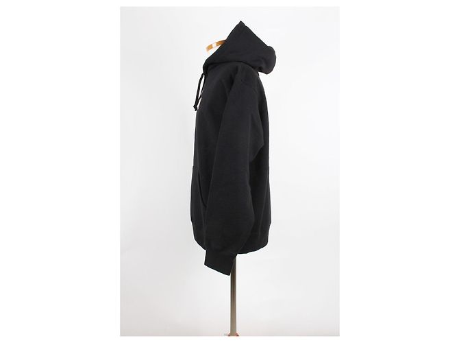 Burberry Box Logo Fleece Hoodie Sweatshirt Schwarz - Ansicht 3