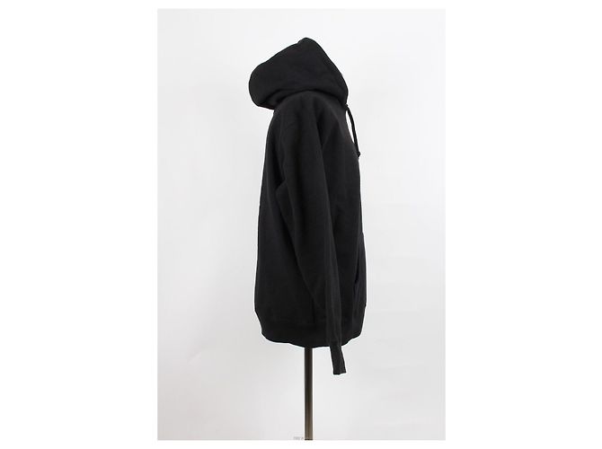 Burberry Box Logo Fleece Hoodie Sweatshirt Schwarz - Ansicht 4